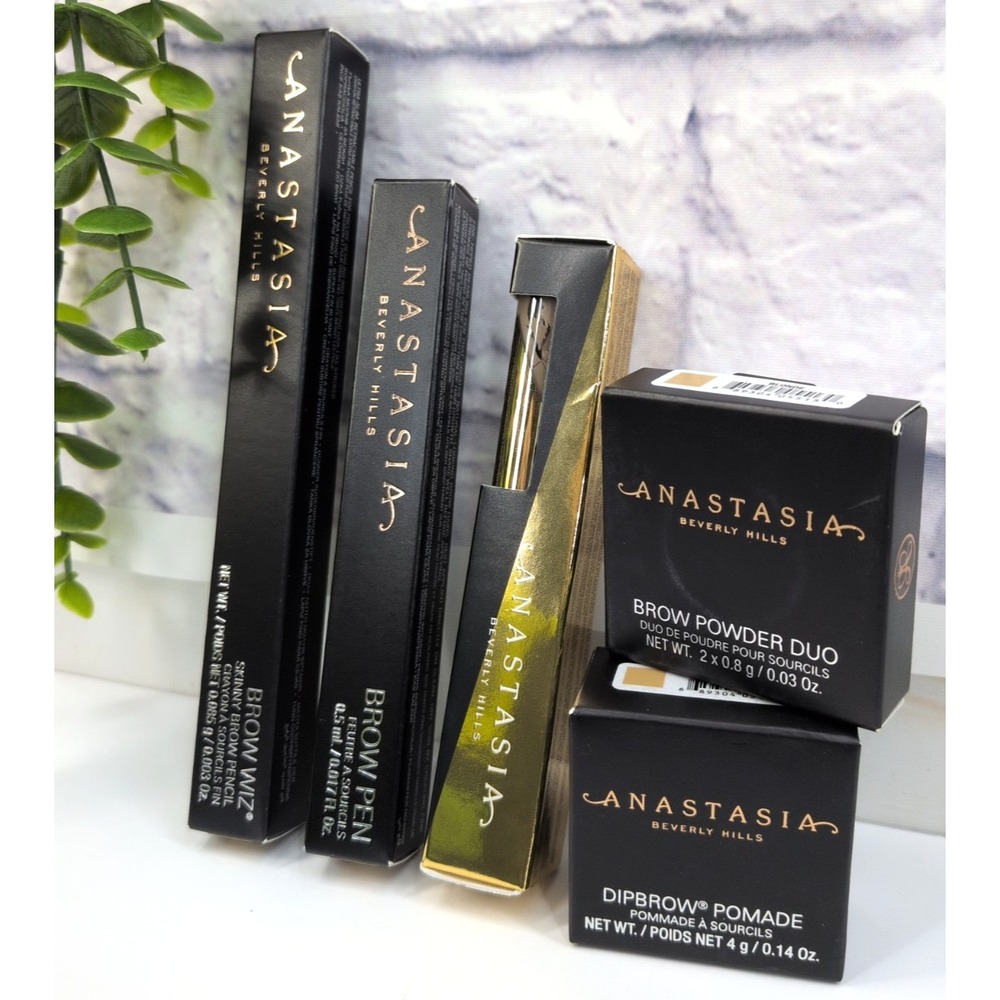 NEW LOT5 ALL BLOND🌿Anastasia Beverly Hills Dipbrow Brow Gel Pen Wiz Powder Duo